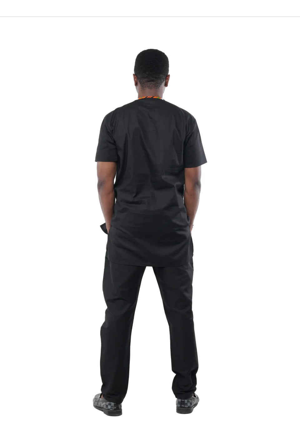 Short Sleeve African Men's Suit 3X