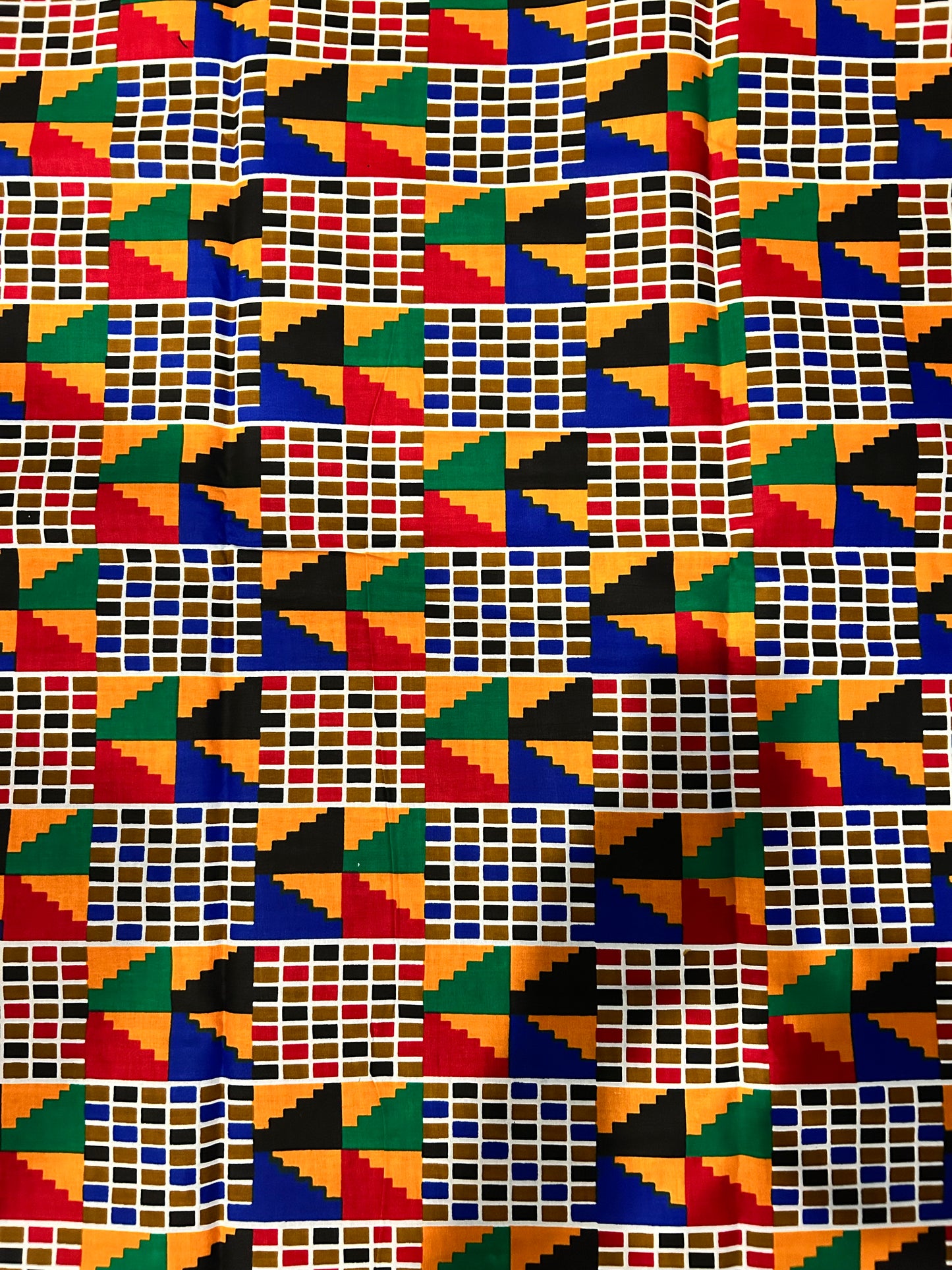 6 Yards Kente Print Fabric
