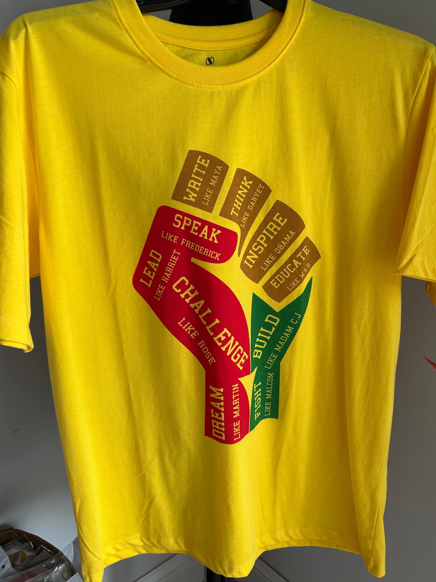 Yellow Power TShirt Size XL