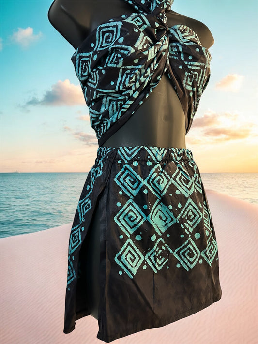 African Beach, Pool Coverup Set
